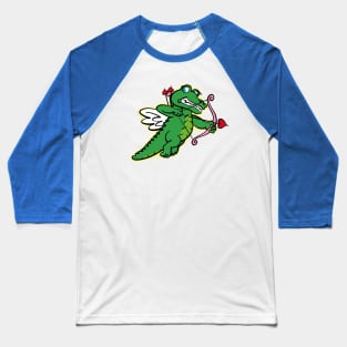 Modest Gator Cupid Baseball T-Shirt